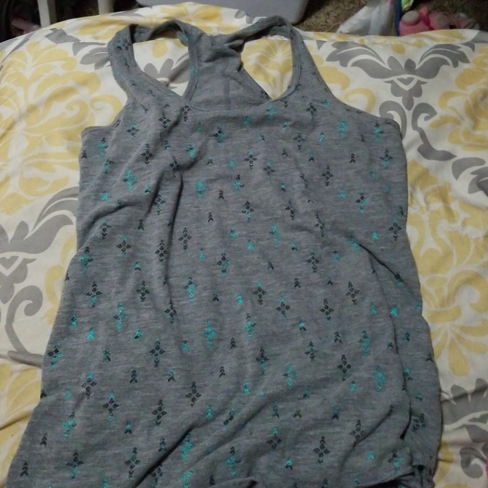 Gray shirt